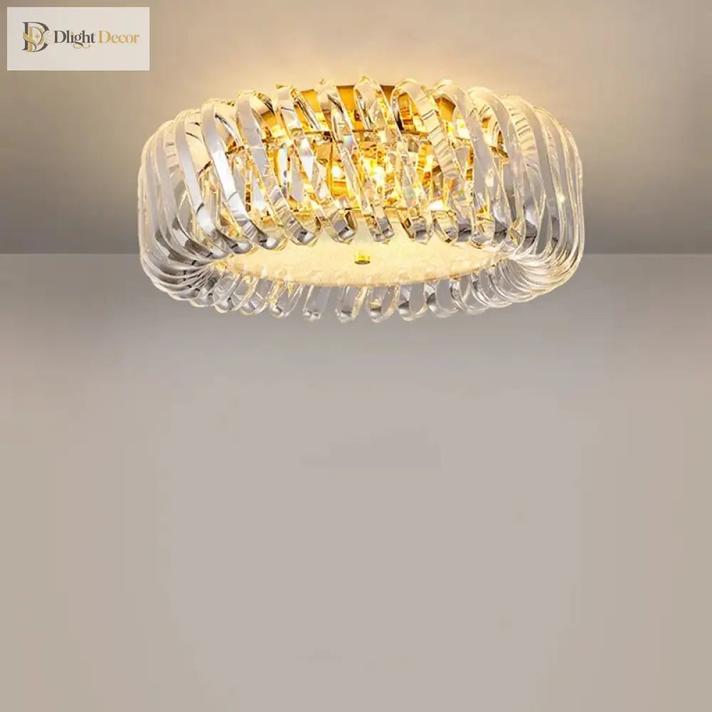 Olivia’s Art Deco Crystal Glass Led Chandelier Chandelier