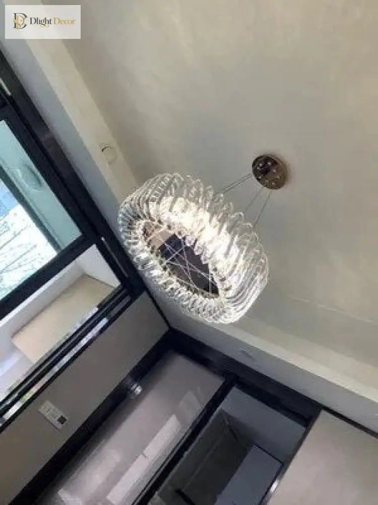 Olivia’s Art Deco Crystal Glass Led Chandelier Chandelier