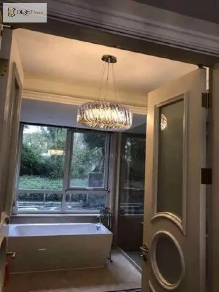 Olivia’s Art Deco Crystal Glass Led Chandelier Chandelier