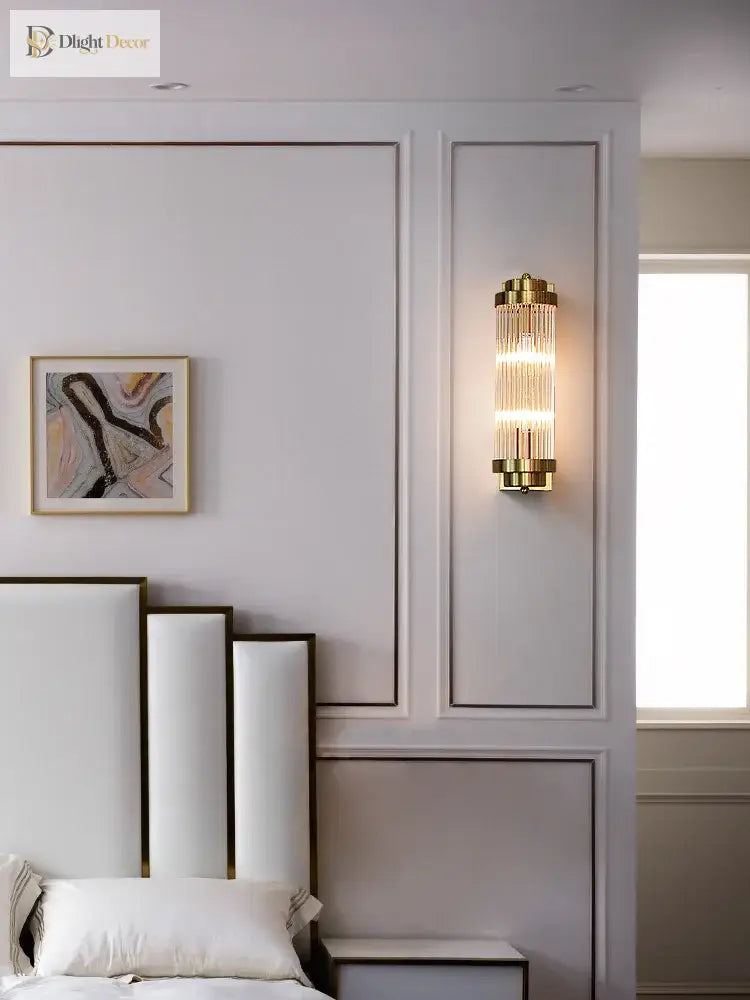 Olivia - Luxury Wall Lamp Golden And Black Bedside Modern Led Wall Lamp