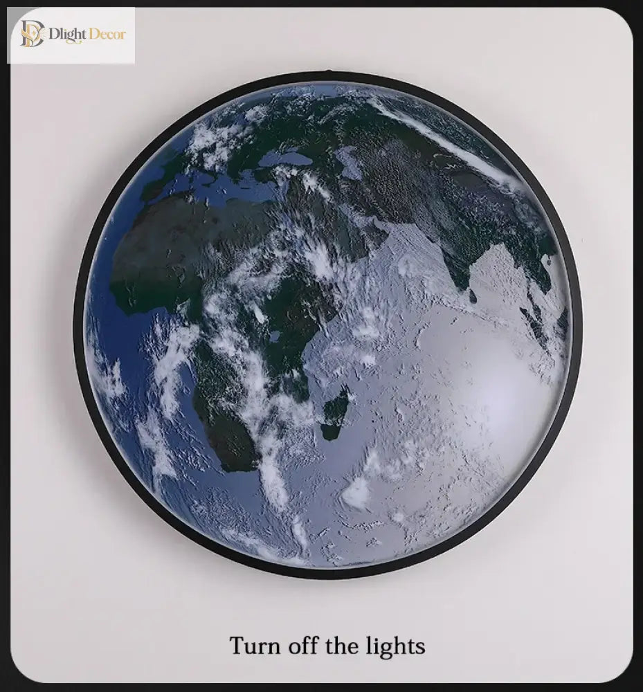 Dlight Decor Planet Mural Wall Light for Interiors Wall Art