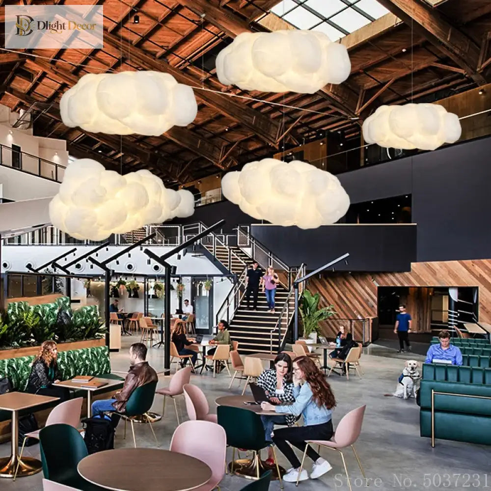 Post Modern Cloud Chandelier Lights - Ideal For Bars Cafes And Living Room Bedroom Decor Unique