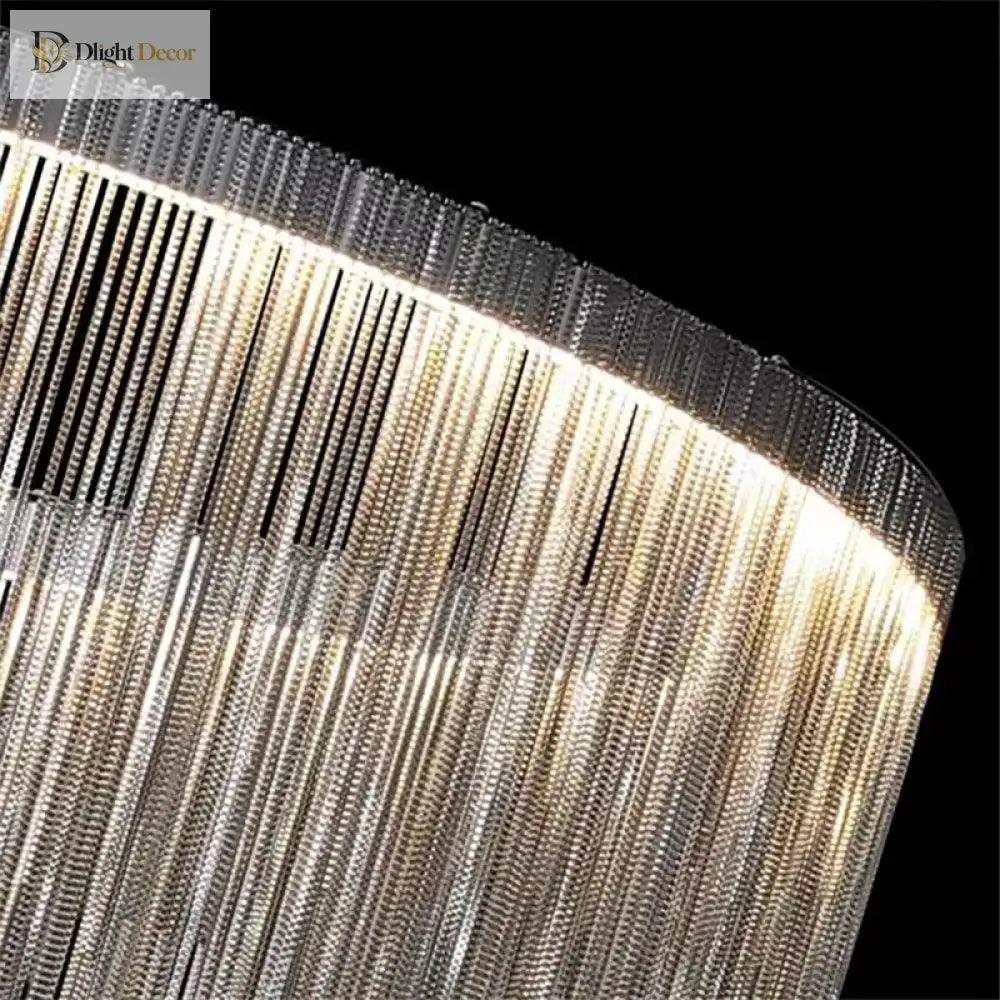 Postmodern Bohemian Chandelier - A Creative Designer Luxury Coffee Tables Light With Tassel Accents