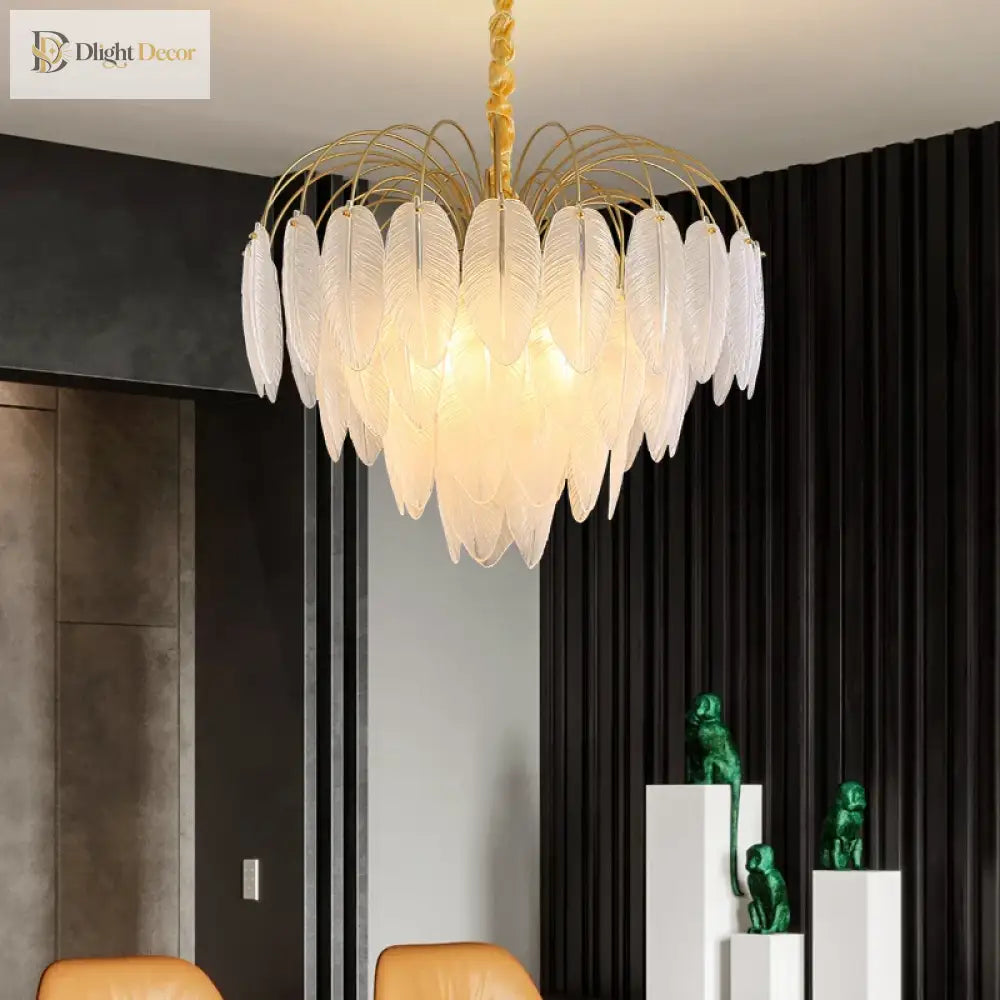 Postmodern Light Luxury Crystal Chandelier - Nordic Minimalist Elegance For Living Rooms Bedrooms