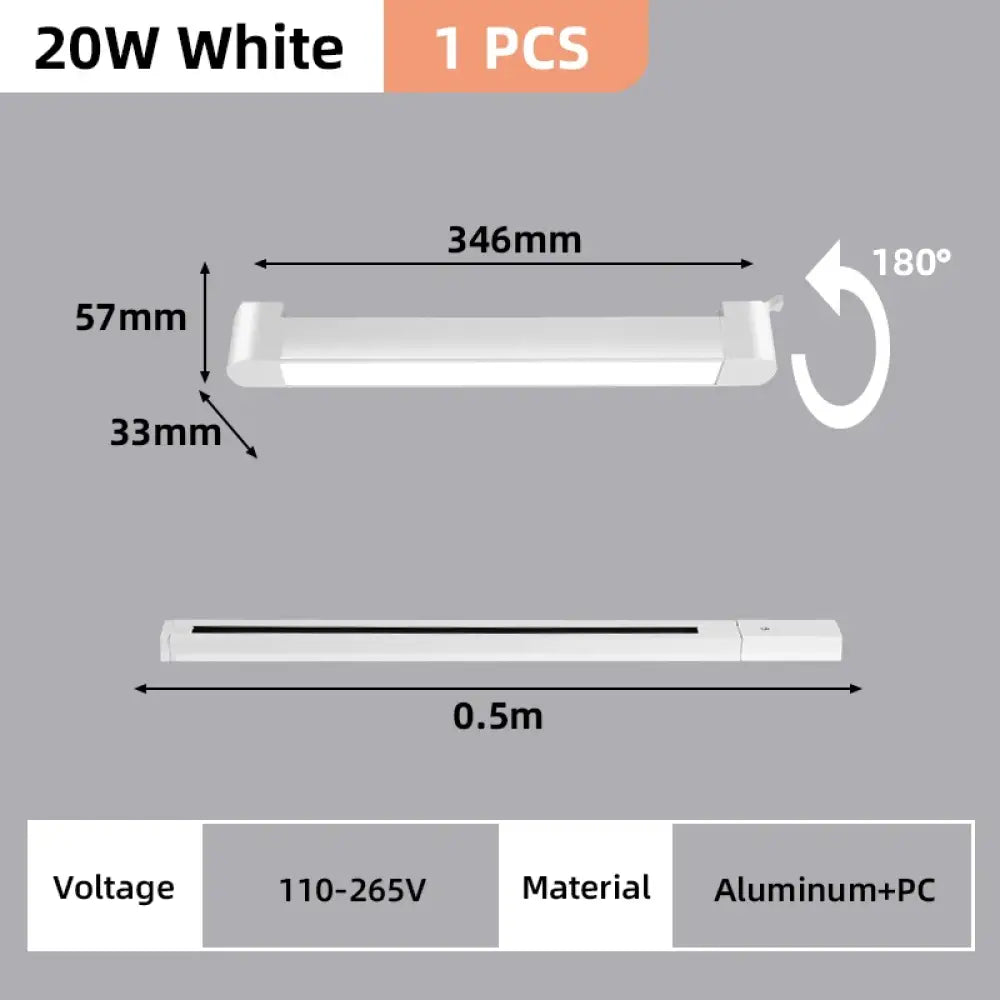 Rail Floodlight LED Clothing Store Track Light Kitchen Balcony Studio Whole Set Led Spot Lamp Home Modern Decoration