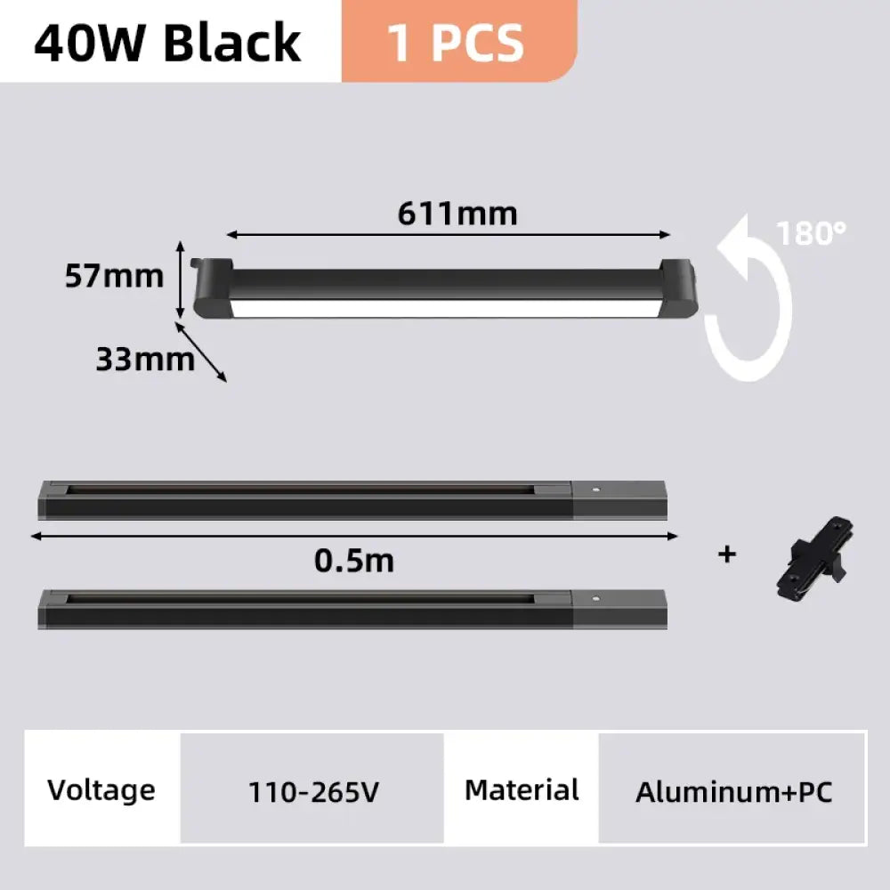 Rail Floodlight LED Clothing Store Track Light Kitchen Balcony Studio Whole Set Led Spot Lamp Home Modern Decoration