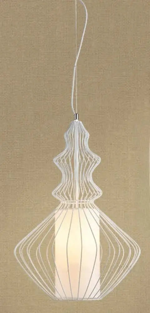 White B American Birdcage Retro Chandelier variant