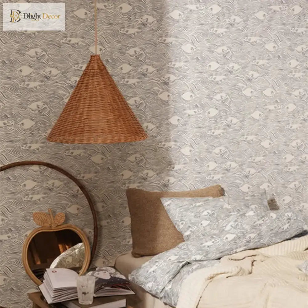 Minimalist Rattan Dou Pendant Light - Hand - Knitted Elegance For Dining Living And Kitchen Spaces