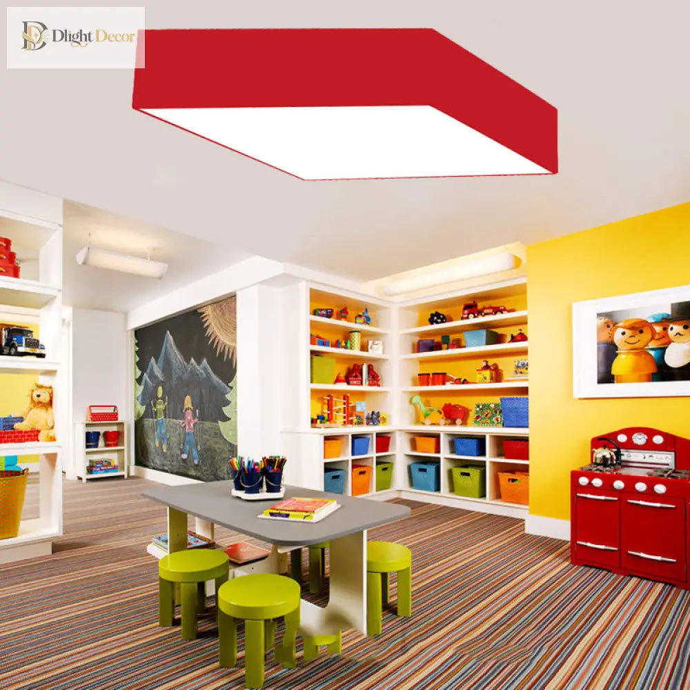 Rhombus: Modern Led Ceiling Light For A Fun And Functional Classroom