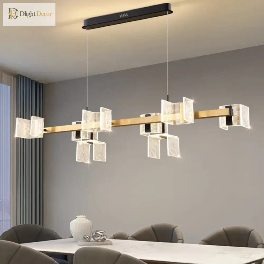 Contemporary Led Chandelier Pendant Lights - Stylish Indoor Ceiling Lighting Fixture