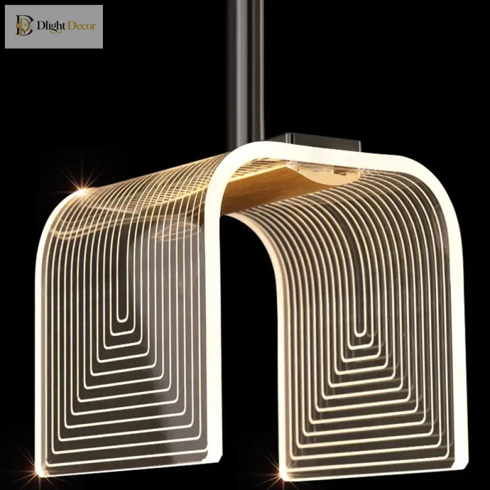 Contemporary Led Chandelier Pendant Lights - Stylish Indoor Ceiling Lighting Fixture