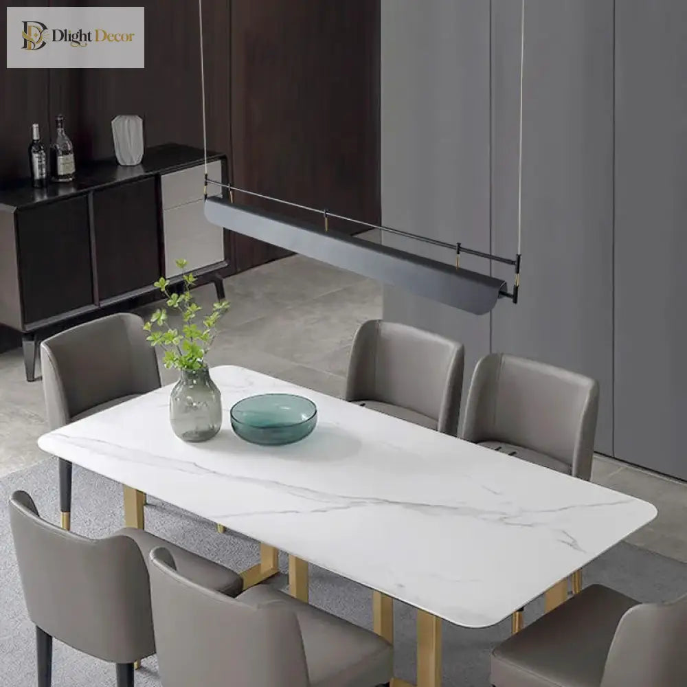 Contemporary Led Chandelier - Versatile Lighting For Dining Rooms Offices Bars And Home Decor