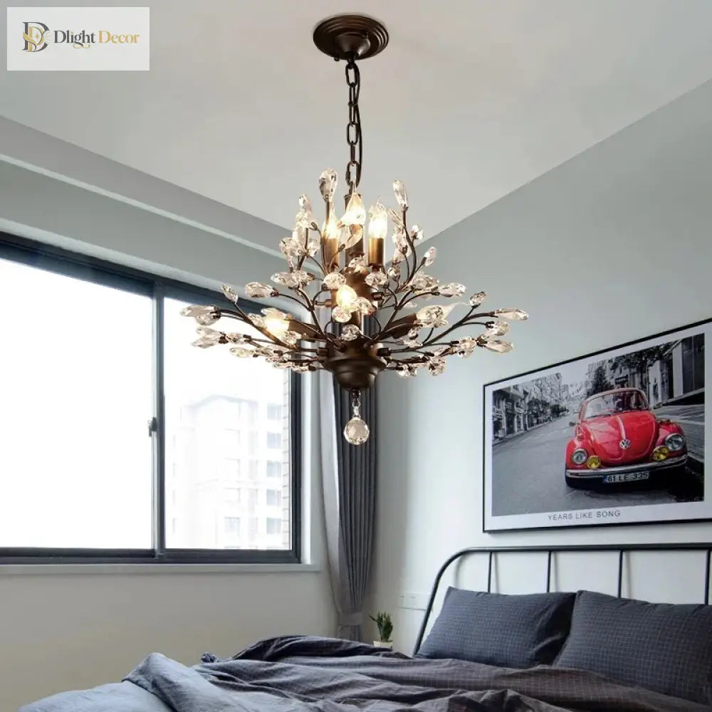 Modern Crystal Chandelier - Perfect For Living Rooms Dining Areas And Bedrooms Chandelier