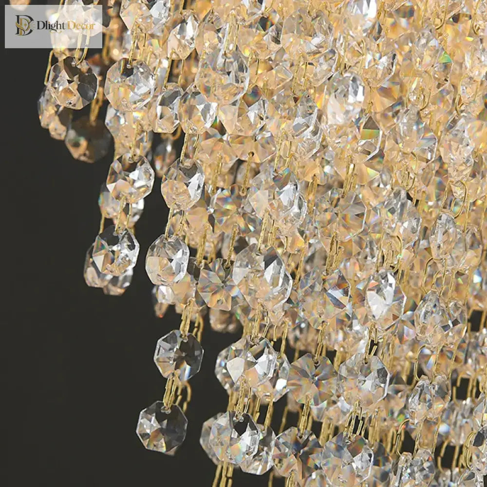 Modern Crystal Chandelier - Artful Elegance For Living And Dining Spaces Chandelier