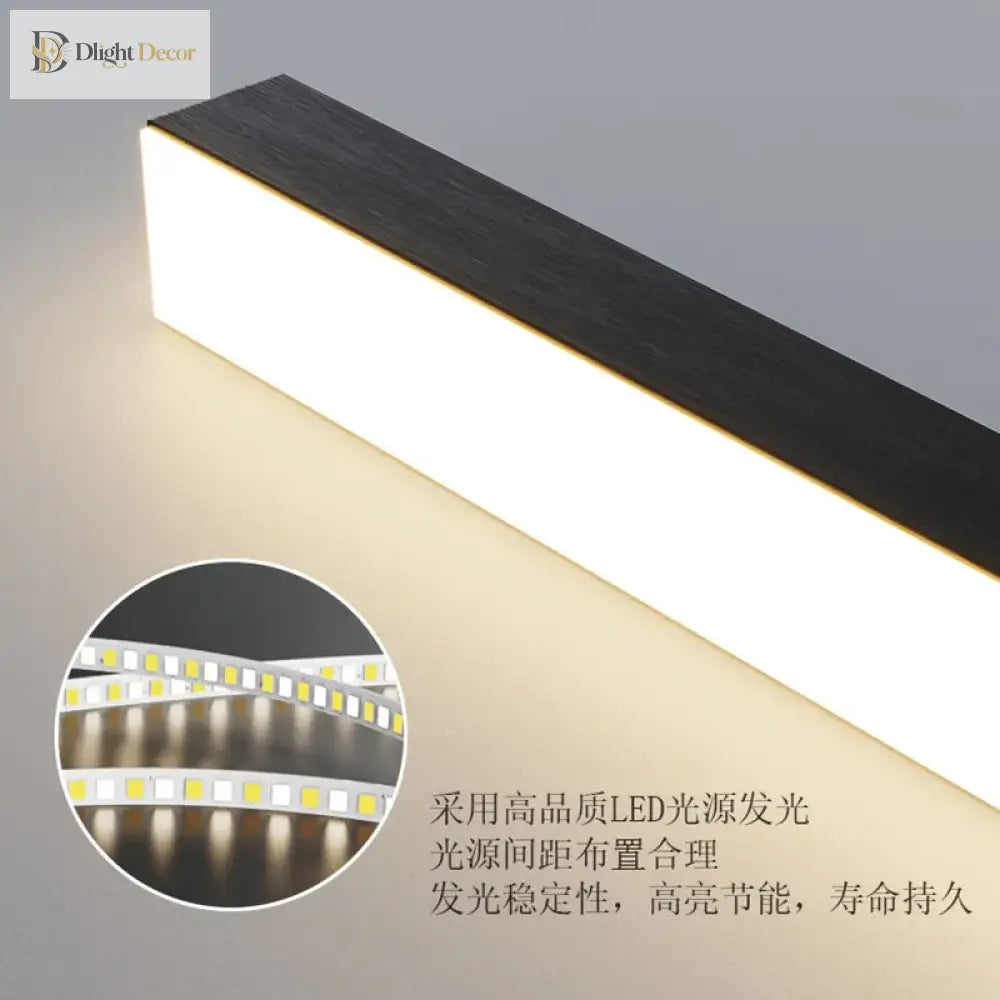 Sleek Led Ceiling Chandelier - Contemporary Lighting For Dining Tables Kitchen Islands And More