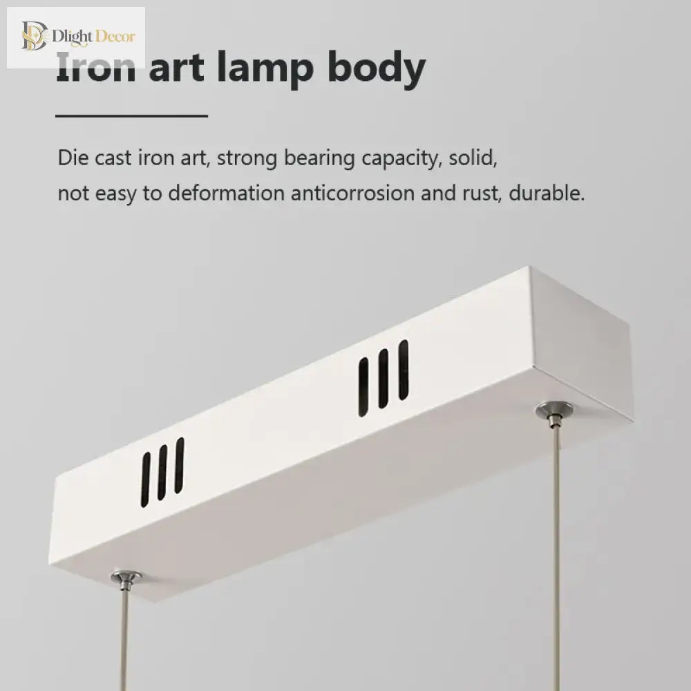 Sleek Led Wave Pendant Light - Minimalist Elegance For Dining Rooms And Creative Restaurant Decor