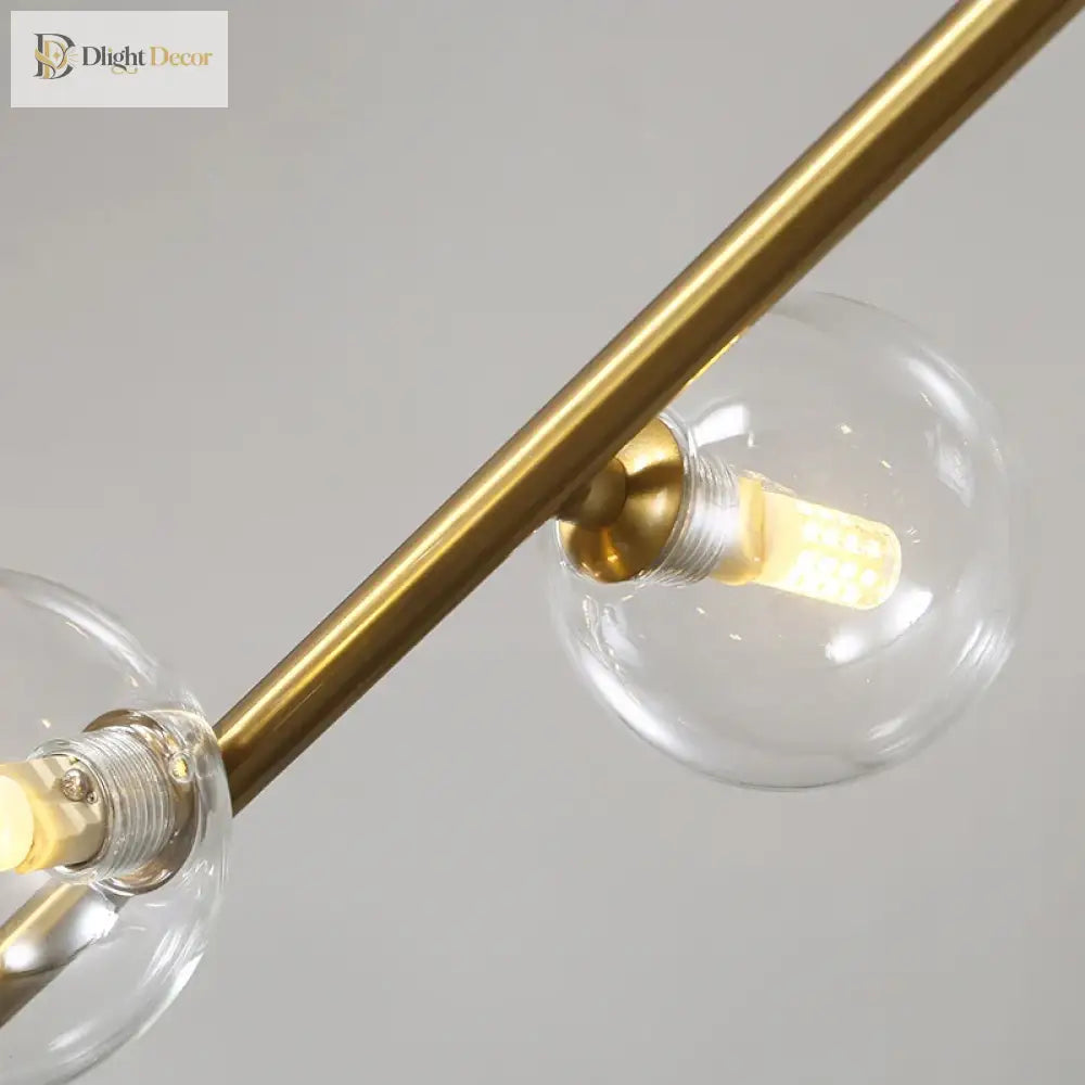Sleek Linear Chandelier For Modern Dining Tables And Bars - Minimalist Pendant Lighting Fixture