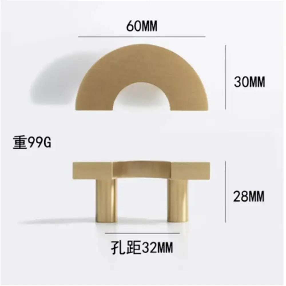 Solid Brass Acrylic Cabinet Handles and Knobs – Elegant Pulls for Drawers Dressers and Bathroom Furniture Brass Knobs