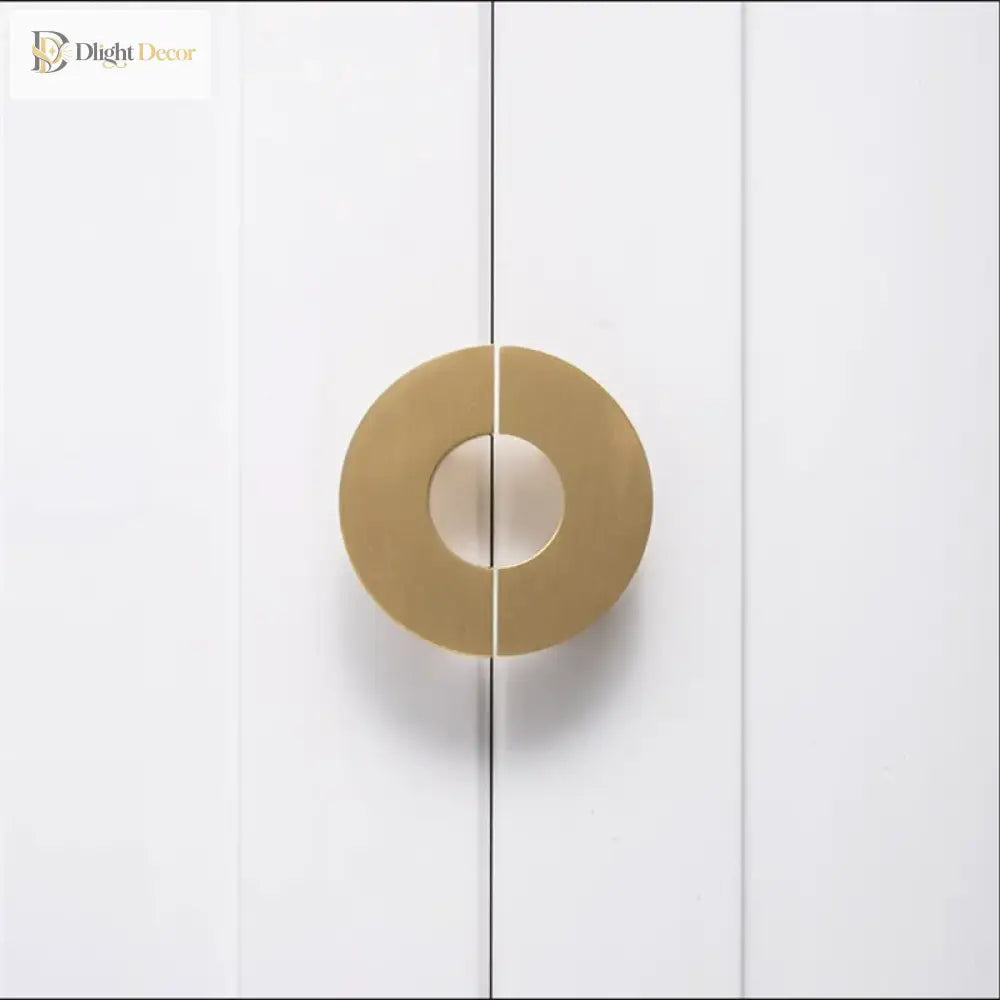 Solid Brass Acrylic Cabinet Handles and Knobs – Elegant Pulls for Drawers Dressers and Bathroom Furniture Knobs