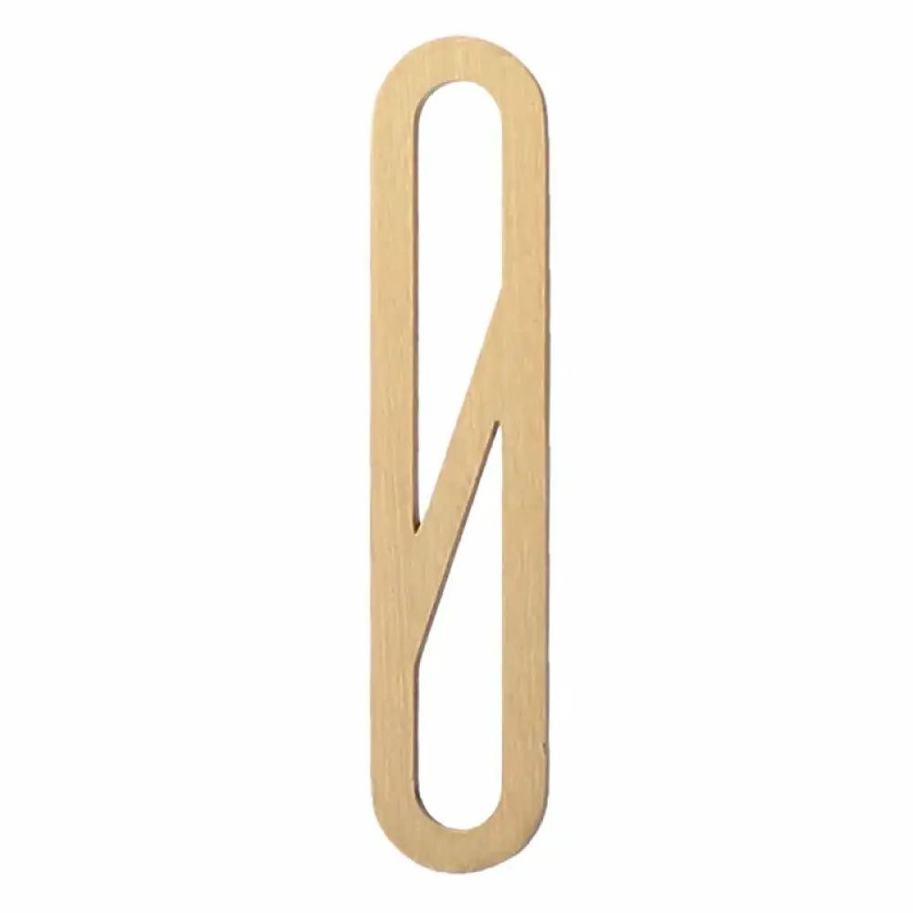Solid Brass Alphabet Letters and Numbers – Adhesive DIY Door Decor for Home Hotel and Baby Names / 100mm height Brass