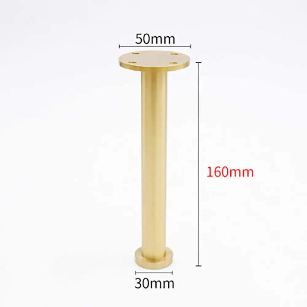 Solid Brass Cabinet Leg – Gold Furniture Feet for Kitchen TV Stands and Cupboards 160mm height Cabinet Legs