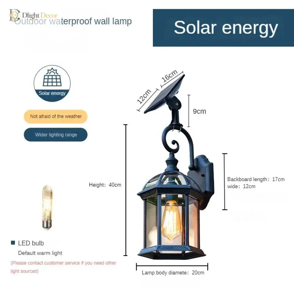 Sophia’s Solar Wall Lights Wall Lamp