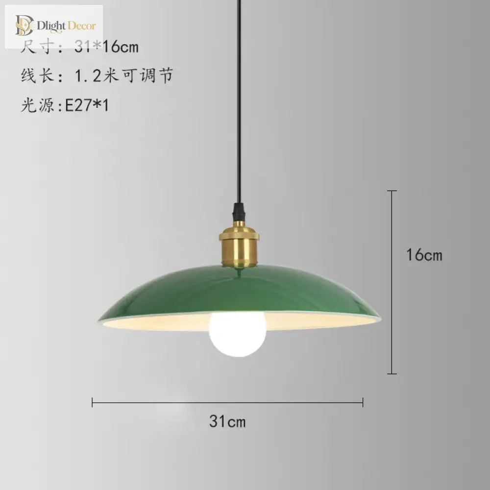 Sophie’s American Vintage Green Pendant Lights