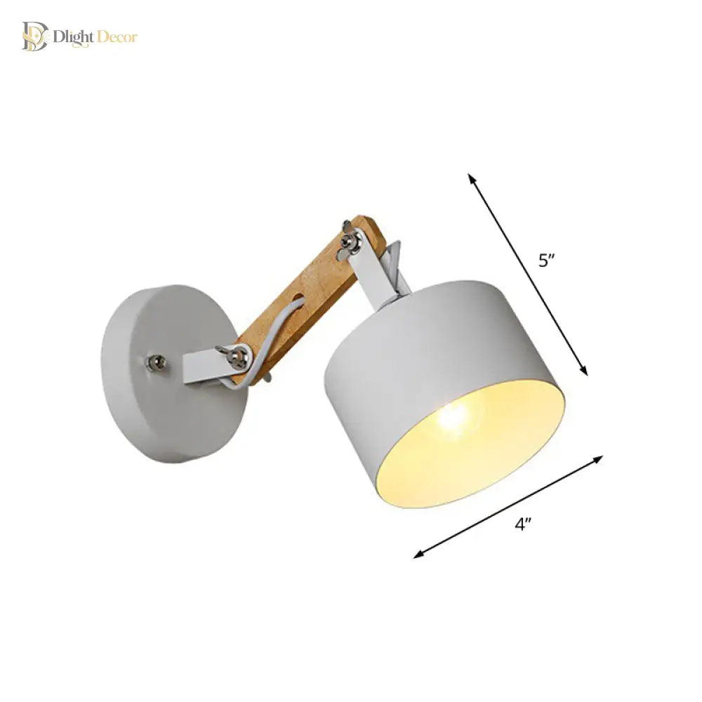 Spotlight Brilliance: Modern White Metal Wall Light For Any Space