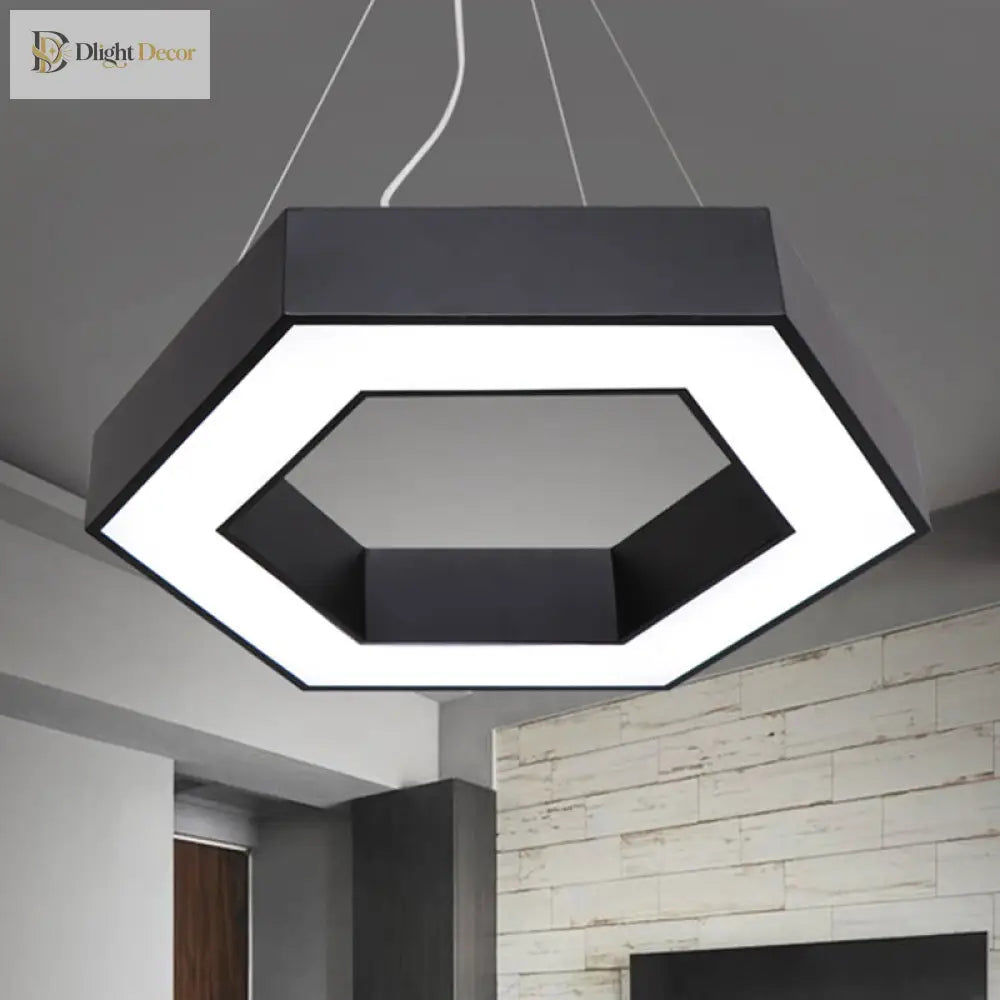 Stella’s Contemporary Led Honeycomb Pendant Light - Vibrant Green/Blue/Red In White/Warm/Natural