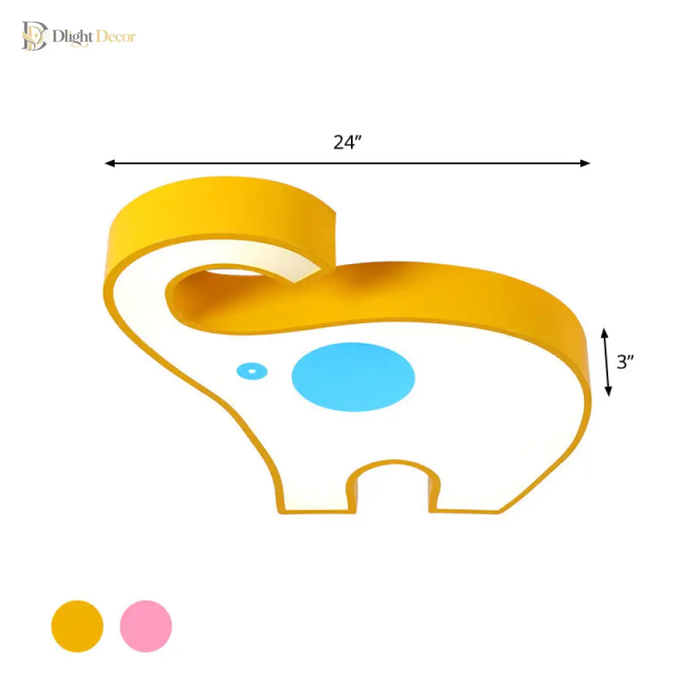 Sunny The Elephant: A Playful Light For Your Child’s Space