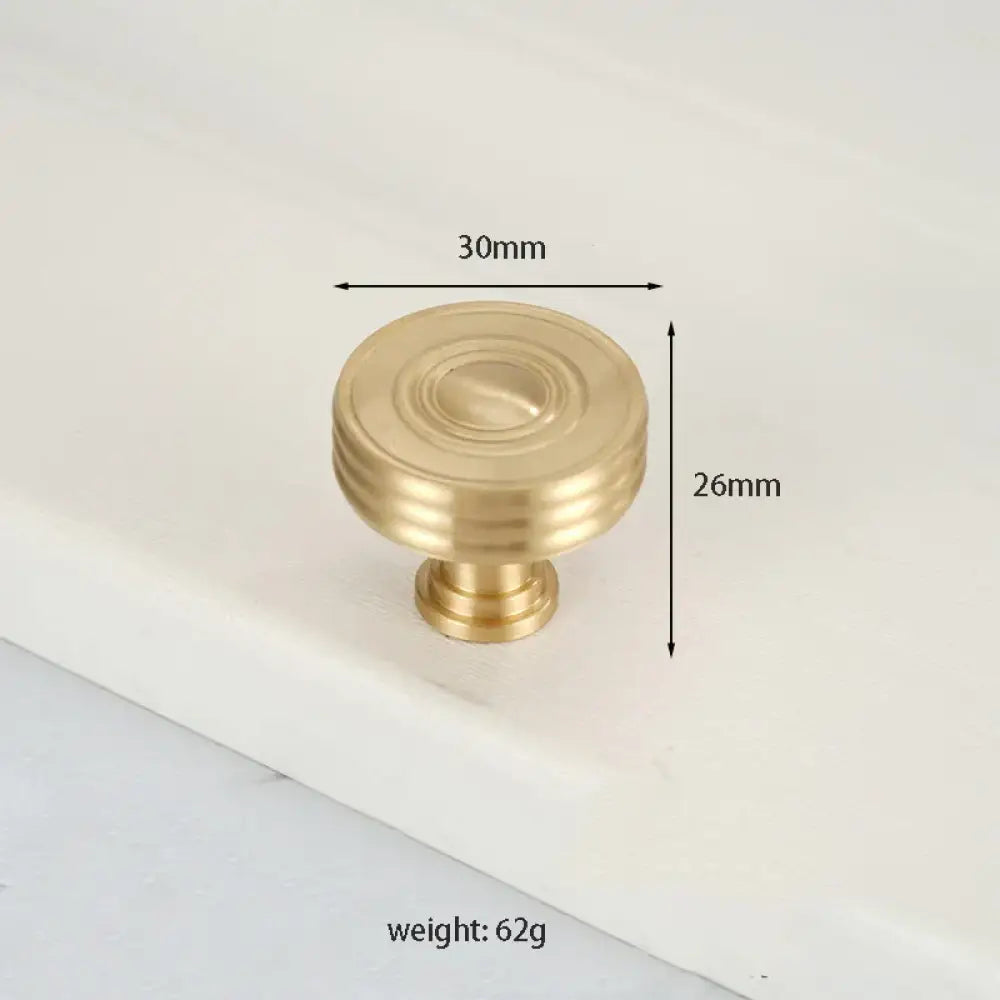 Textured Brass Handles – Golden Cabinet Pulls and Wardrobe Bar Handles (50mm-300mm) TB9026-K30 Handles