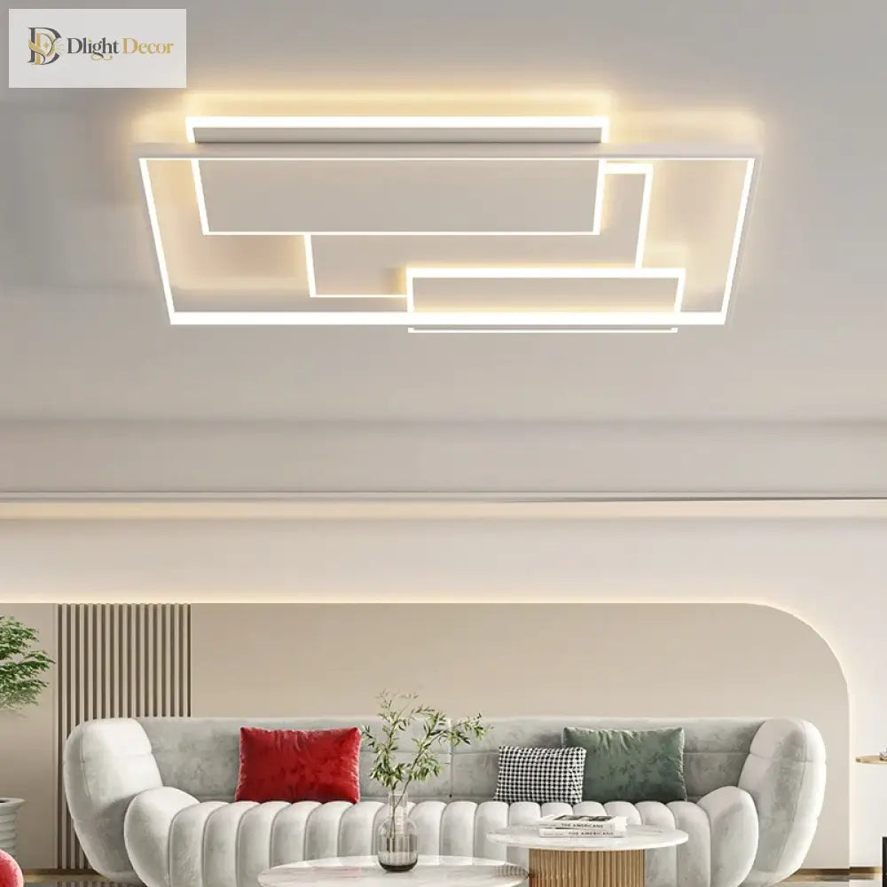 Ultra - Thin Led Ceiling Light - Simple And Modern Lighting Fixture For Living Room Study Balcony