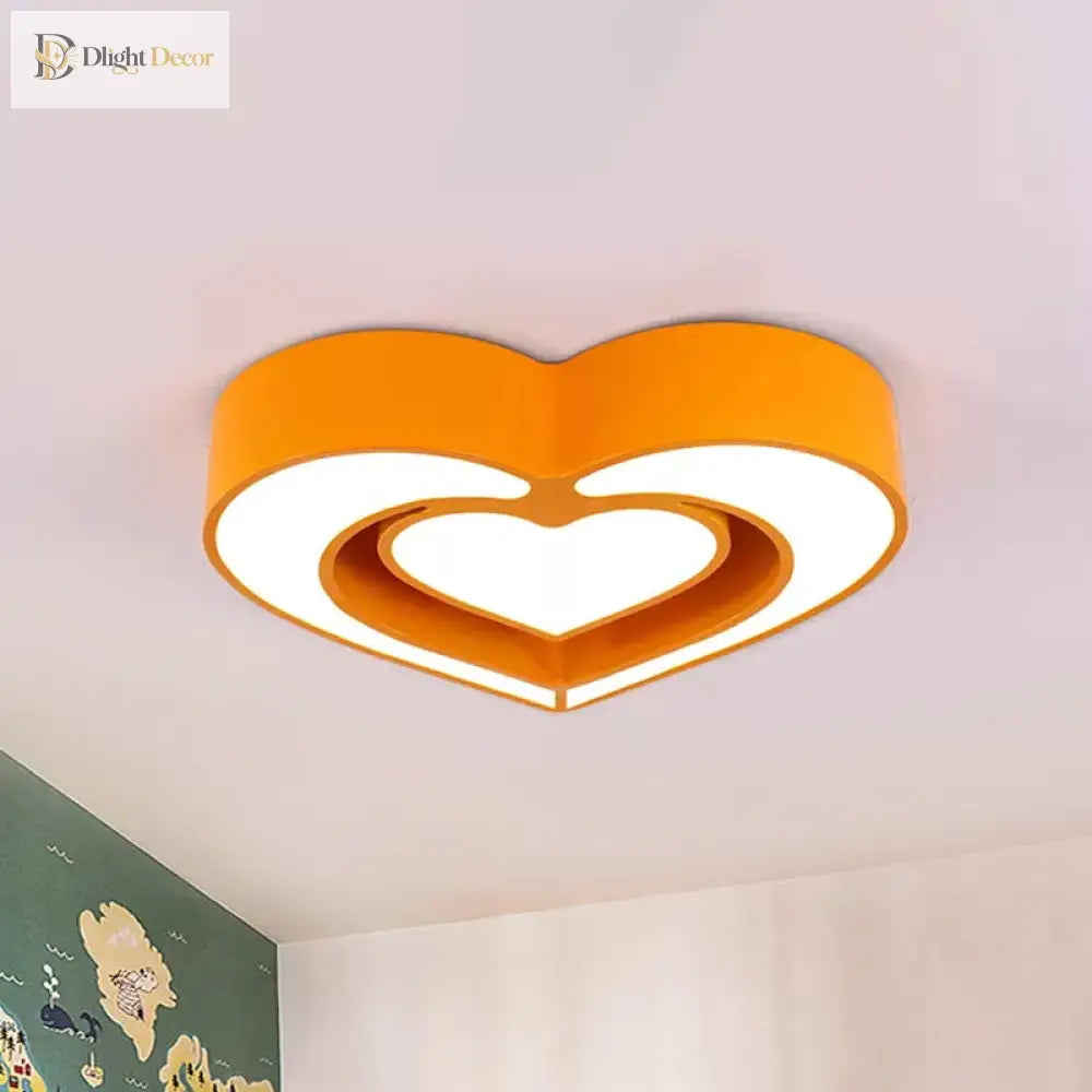 Valentina Hearts For Dreamland: Rotating Led Ceiling Light