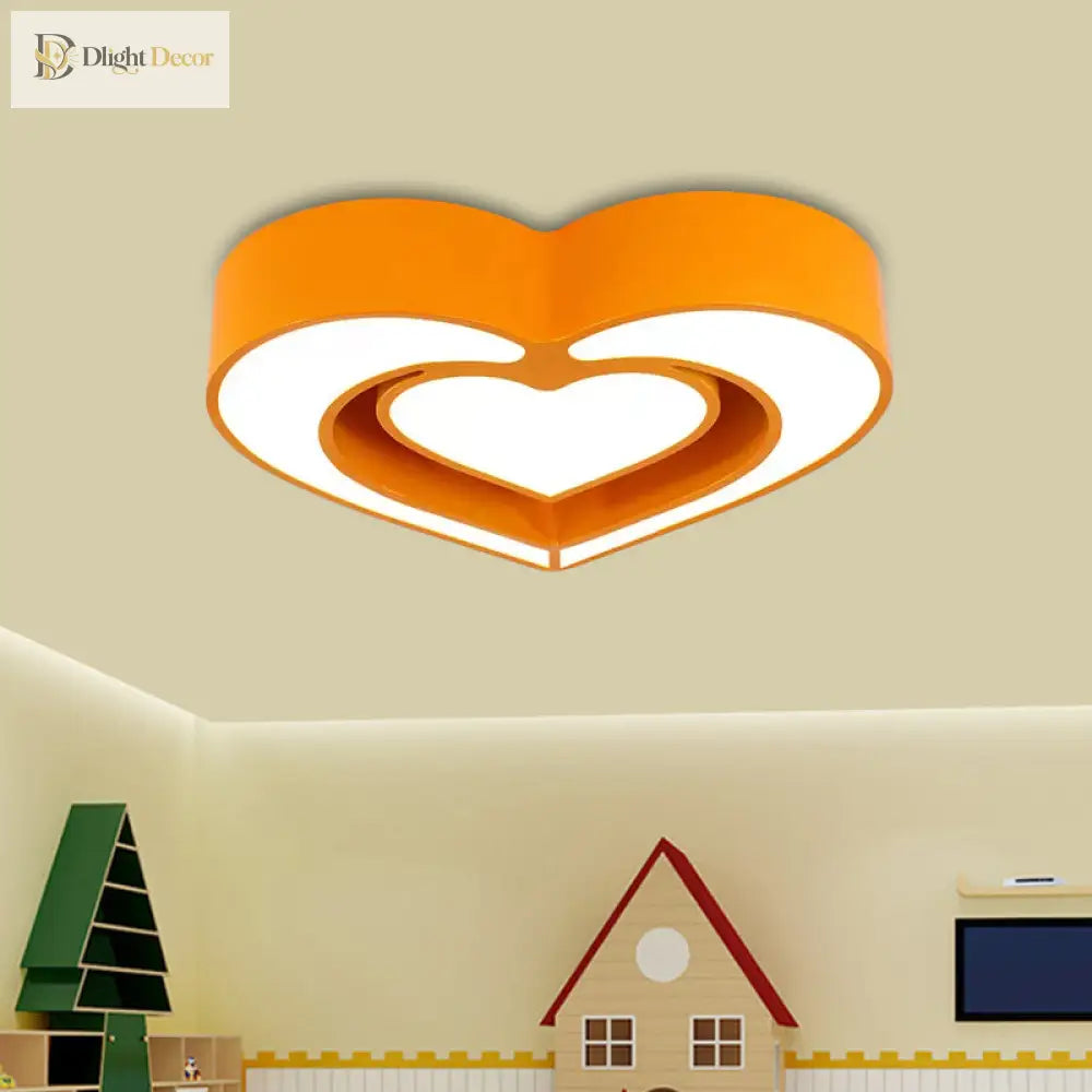 Valentina Hearts For Dreamland: Rotating Led Ceiling Light