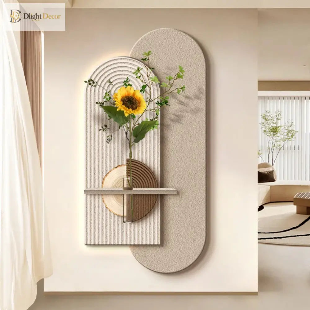 Dlight Decor Vase Plant Wall Lamp for Entry Spaces Wall Art