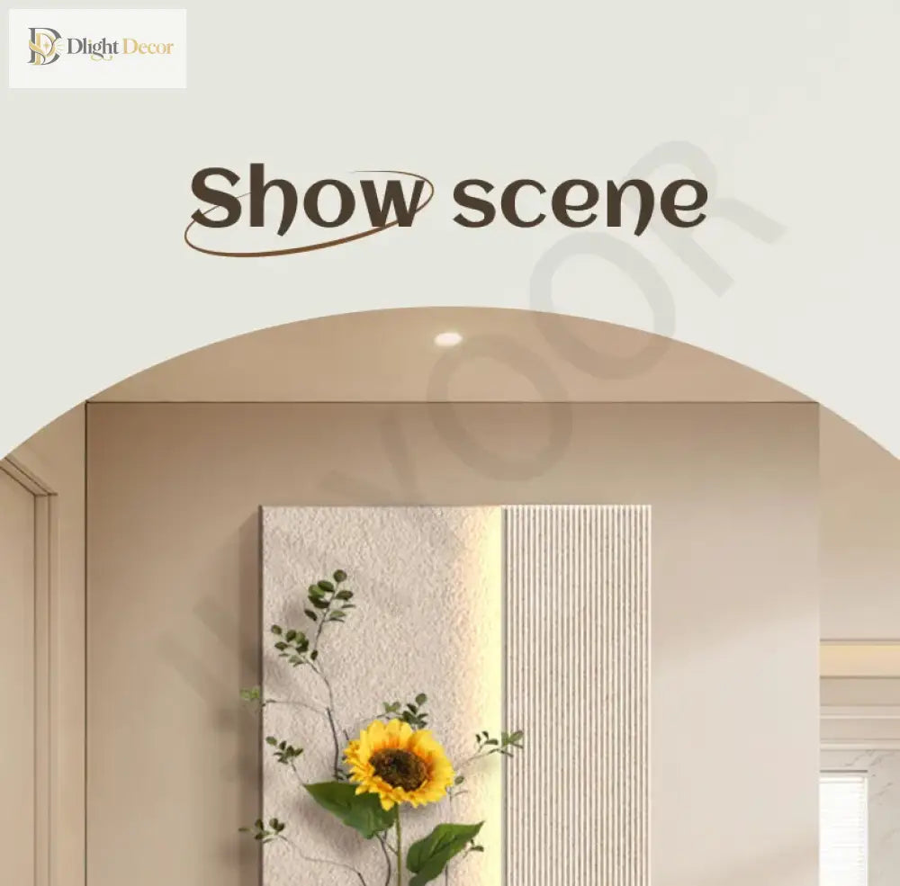 Dlight Decor Vase Plant Wall Lamp for Entry Spaces Wall Art