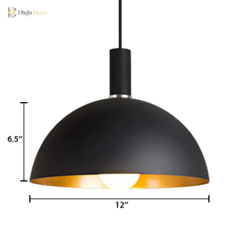 Veronica - A Captivating Black Pendant Lamp With A Checkered Twist Lighting