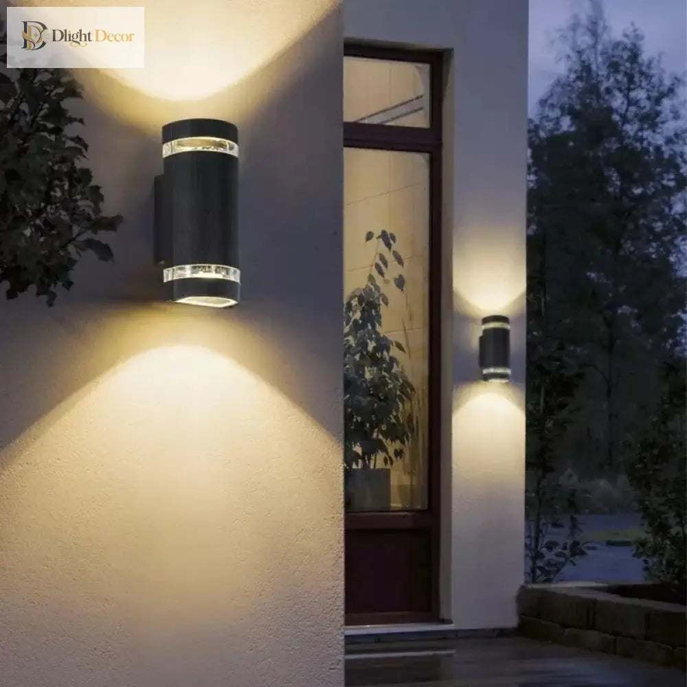 Versatile Outdoor Al Waterproof Wall Lamp - Illuminate Your Garden Courtyard And More With 6W Led