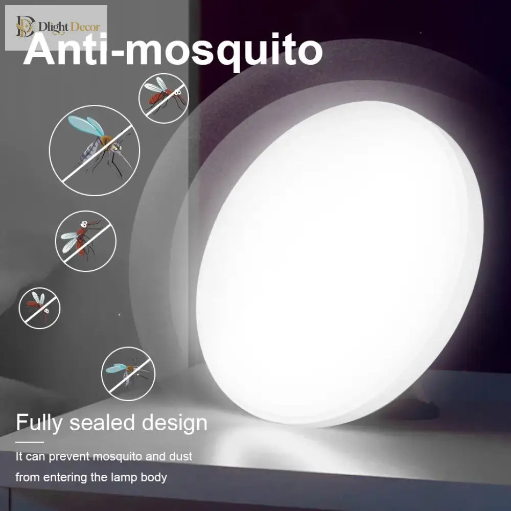 Versatile Led Panel Light - Choose From 12W 24W 36W Or 48W Radar Sensor Regular Downlight For