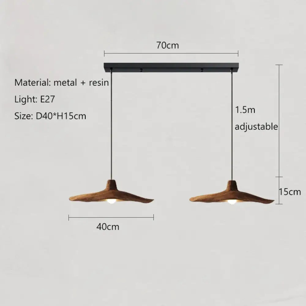 D40cm B Vintage Wabi-Sabi E27 Pendant Light variants