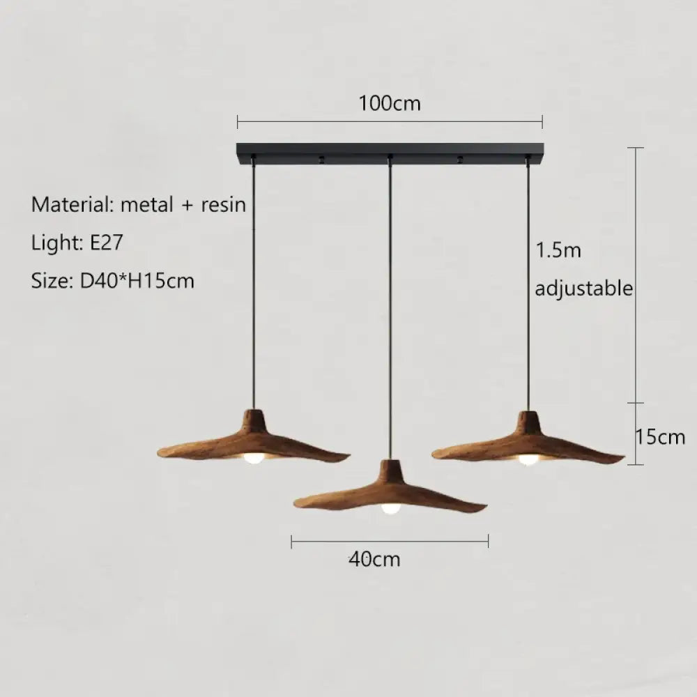D40cm C Vintage Wabi-Sabi E27 Pendant Light variants
