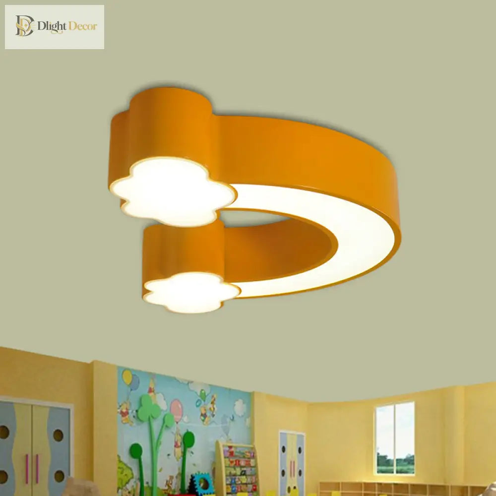 Whimsical Rainbow Led Ceiling Light For Kids