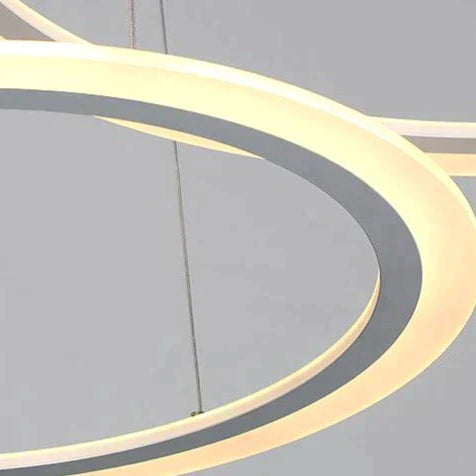 Gabrielle Modern White Circle Led Pendant Lamp