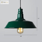 Industrial Iron Pendant Light (1 - Light) - Choose Your Size And Finish