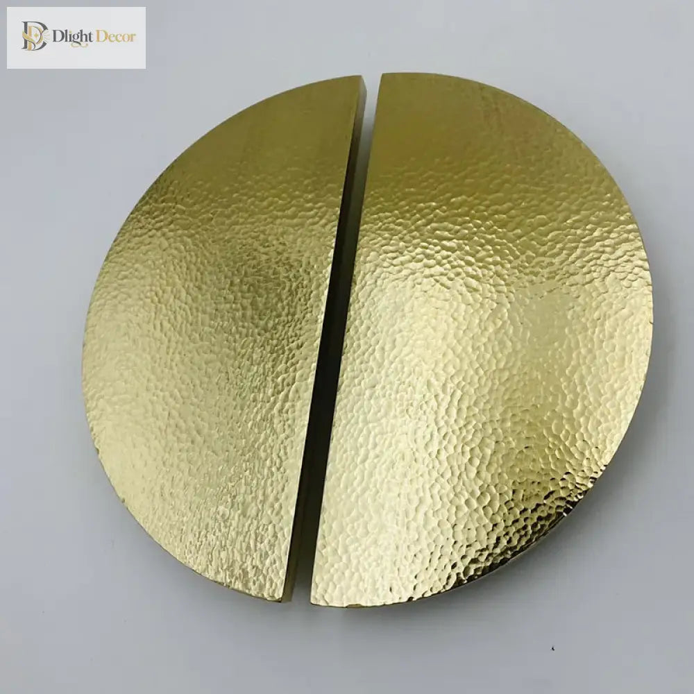 1 Pair Handmade Hammered Brass Round Knobs – Cabinet Wardrobe and Drawer Pulls 1 pair Door Pull