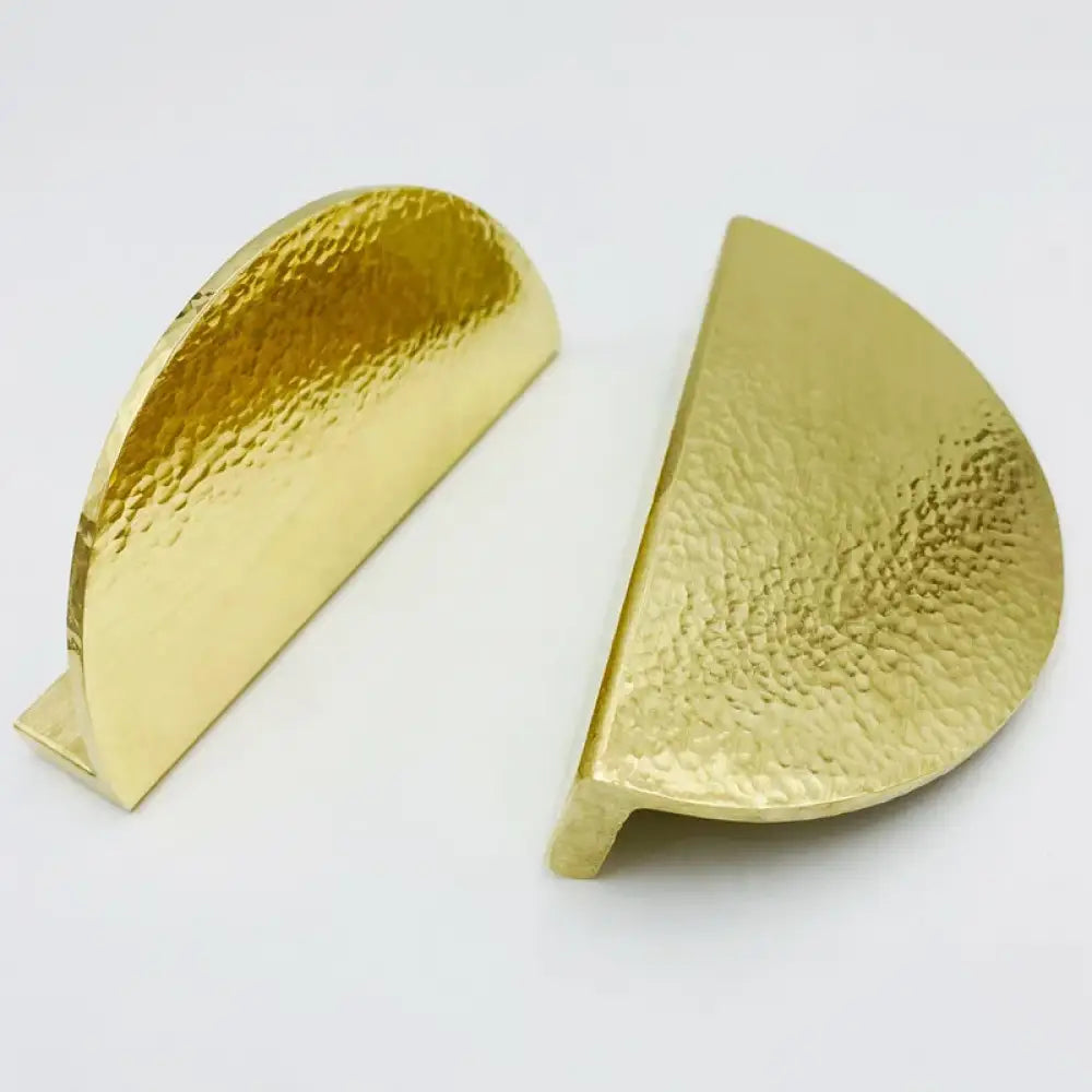1 Pair Handmade Hammered Brass Round Knobs – Cabinet Wardrobe and Drawer Pulls 1 pair Door Pull