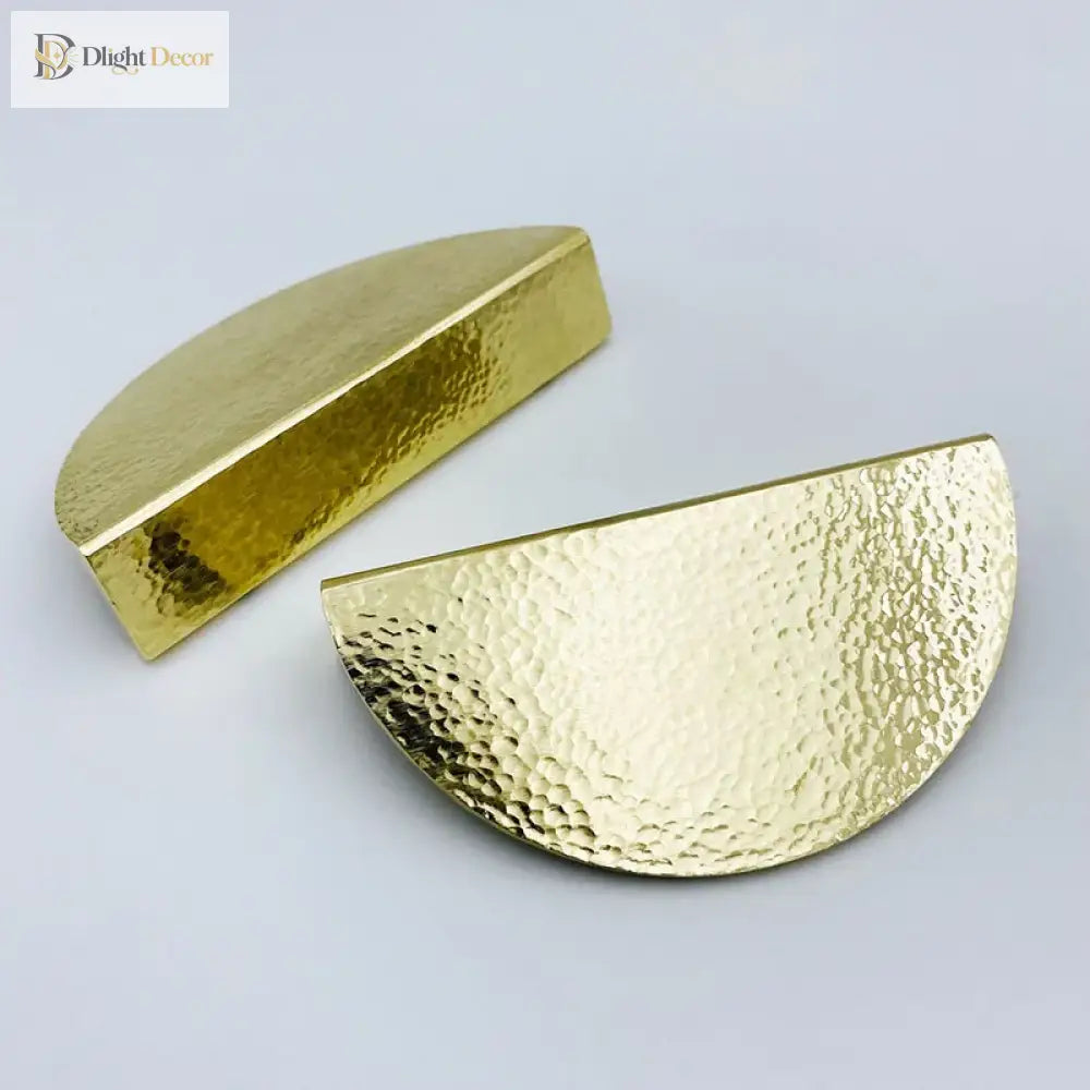 1 Pair Handmade Hammered Brass Round Knobs – Cabinet Wardrobe and Drawer Pulls 1 pair Door Pull