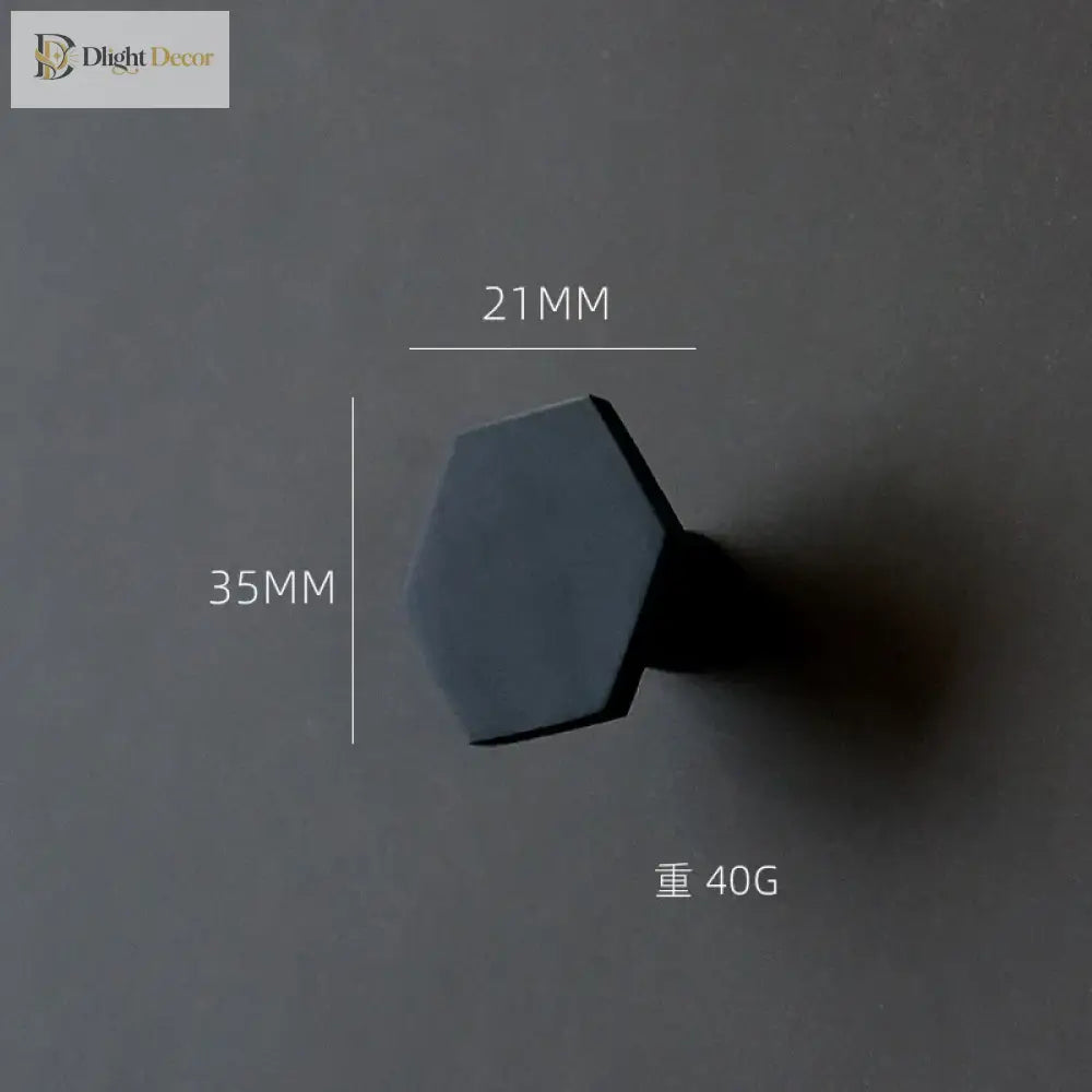1 Piece - Mini Hexagon Gold Drawer Knob – Luxury Zinc Alloy Single Hole Handle for Cabinets and Doors knob
