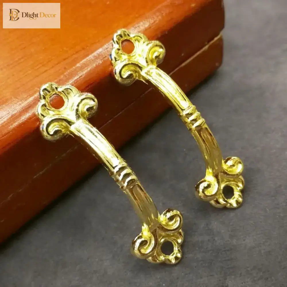 10pcs Antique Zinc Alloy Drawer Handles – Vintage Chinese Style Handles