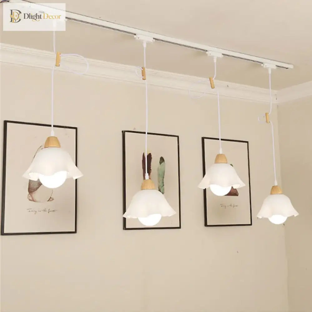 Modern LED Track Light with Adjustable Pendant Design - 12W Hanging Lamp ceiling light